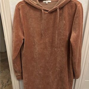 Z Supply Tan Hooded Sweatshirt